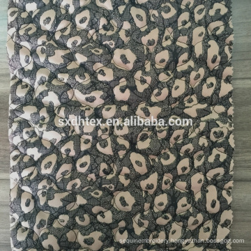 quilting printed fabric,100% polyester embroidered fabric for down coat, jacket and garment